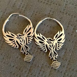 Harley Davidson earrings